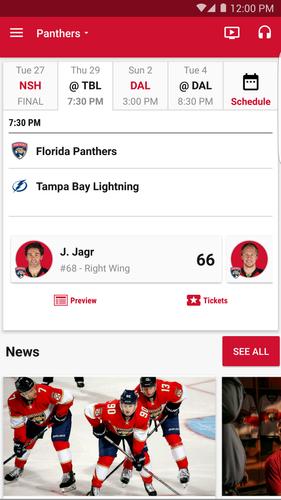 Florida Panthers Official App