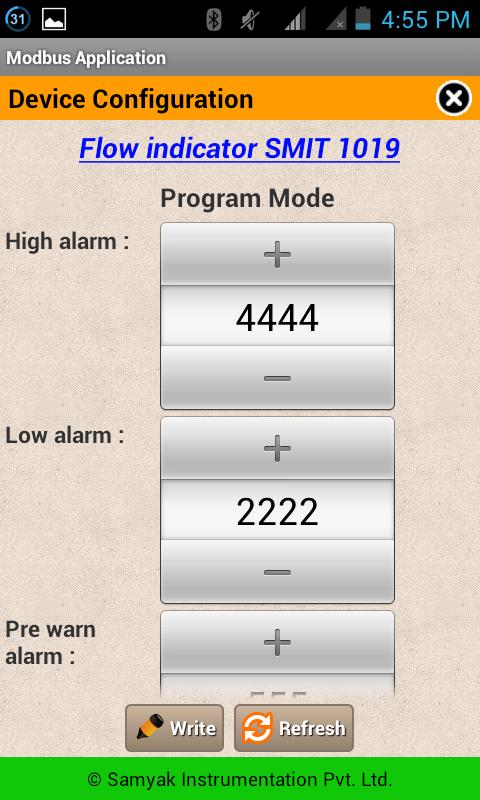 MODBUS APPLICATION