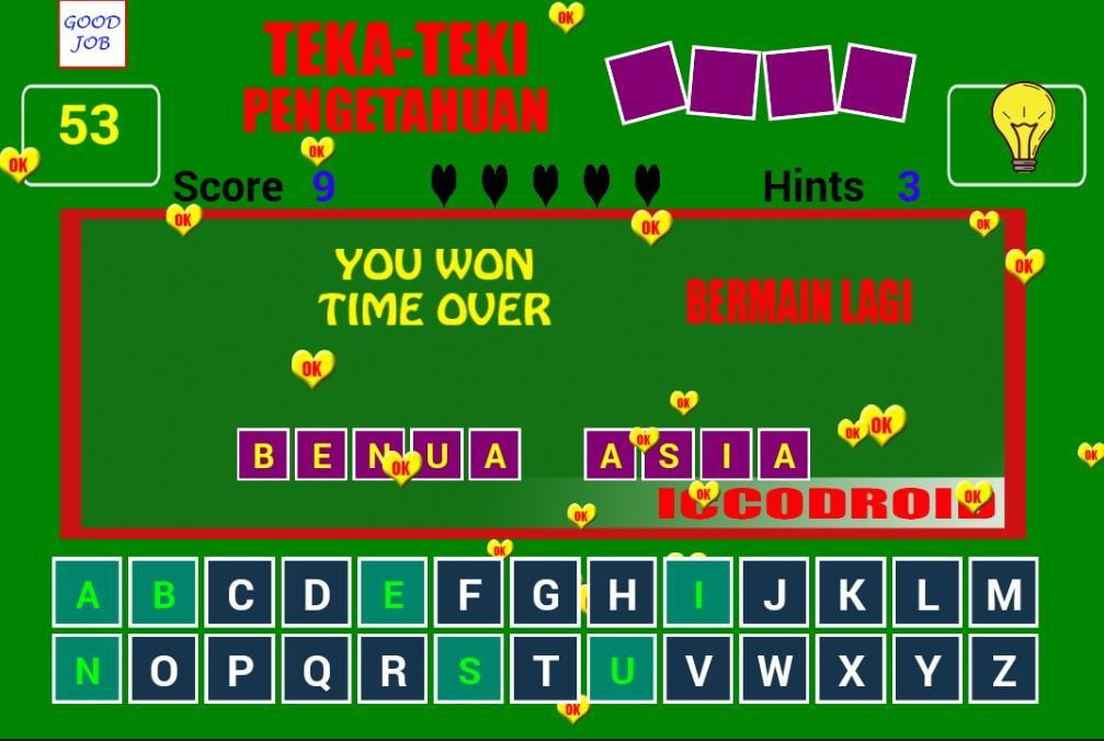 Teka teki pengetahuan umum