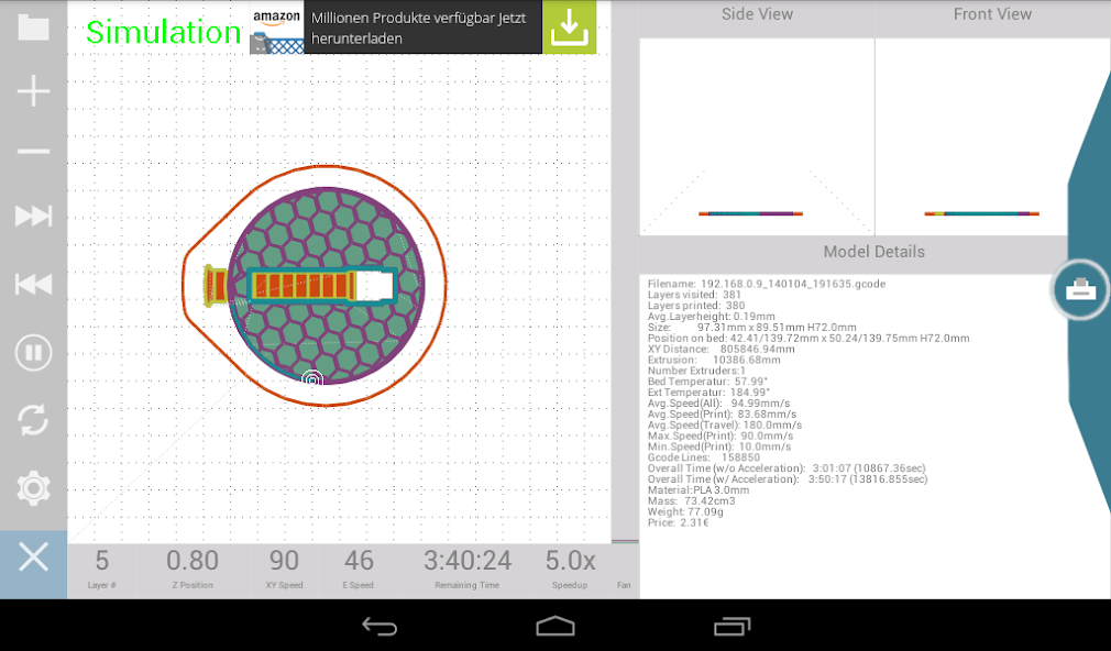 GCodeSimulator - 3D Printing