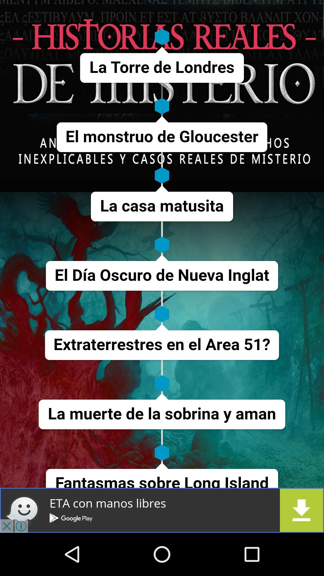 Historias Reales de Misterio