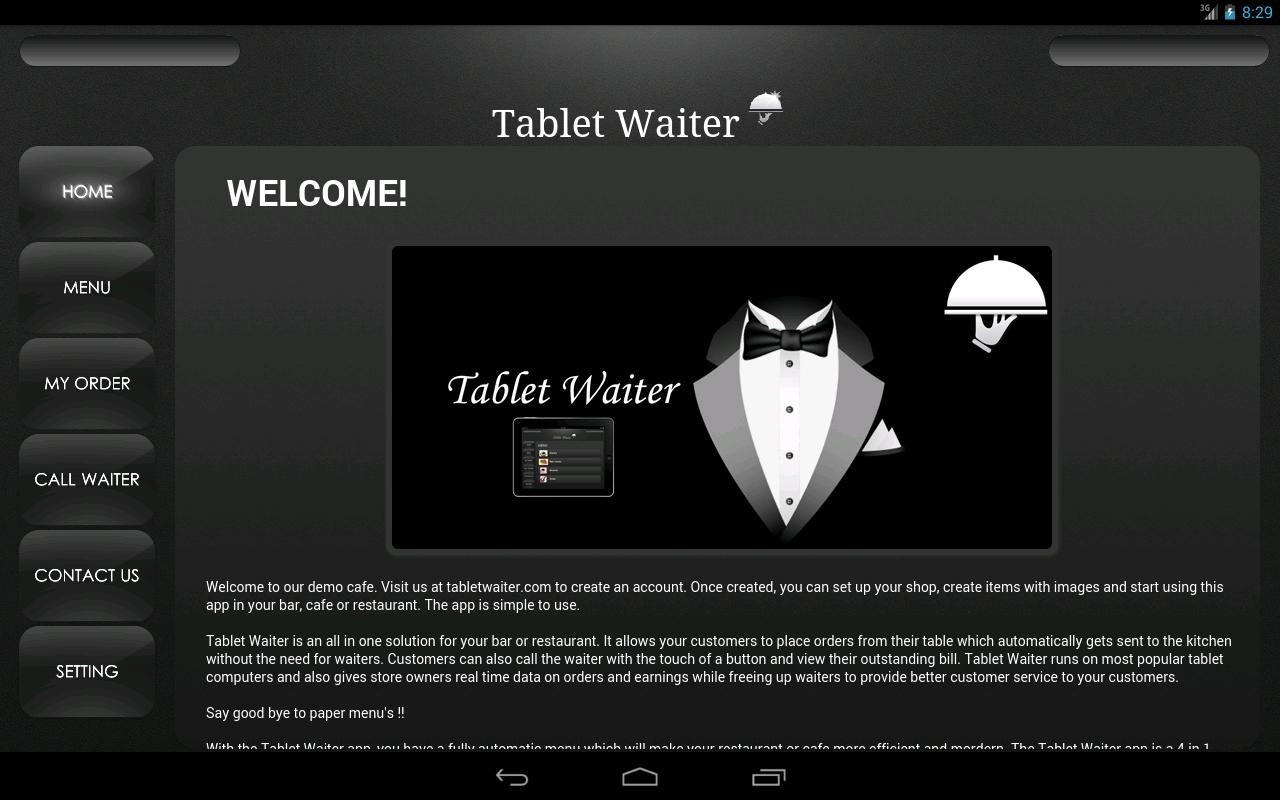 Tablet Waiter
