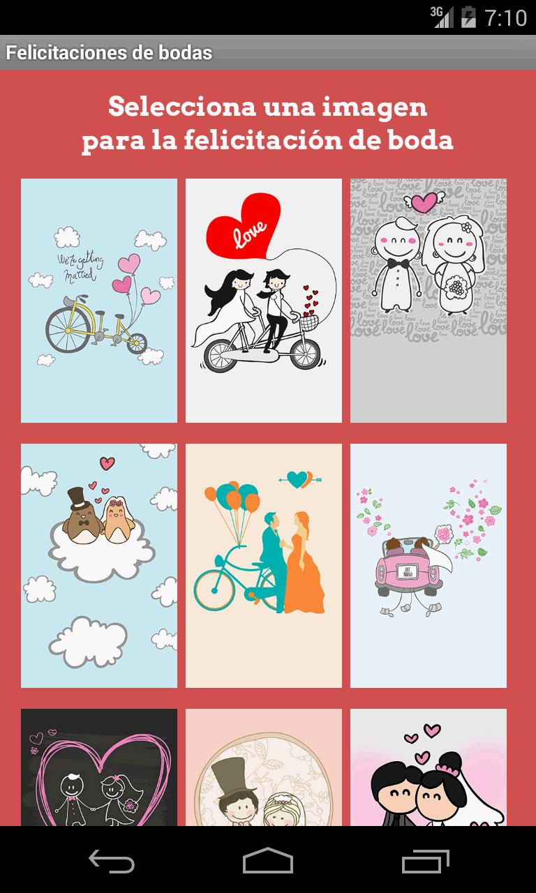 Felicitaciones de boda