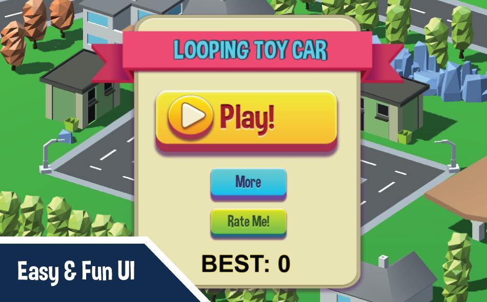Toy Car Loop: Blocky Roads