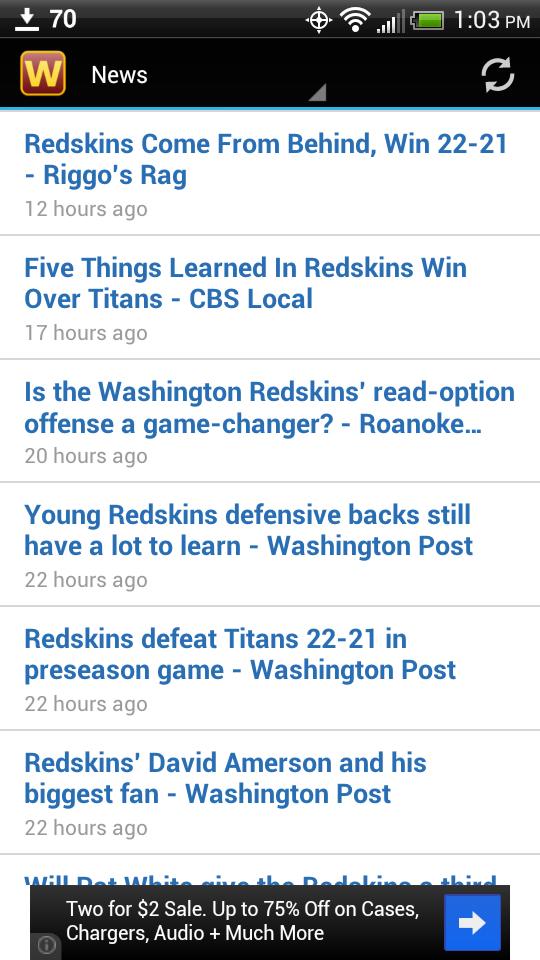 Washington D.C. Football