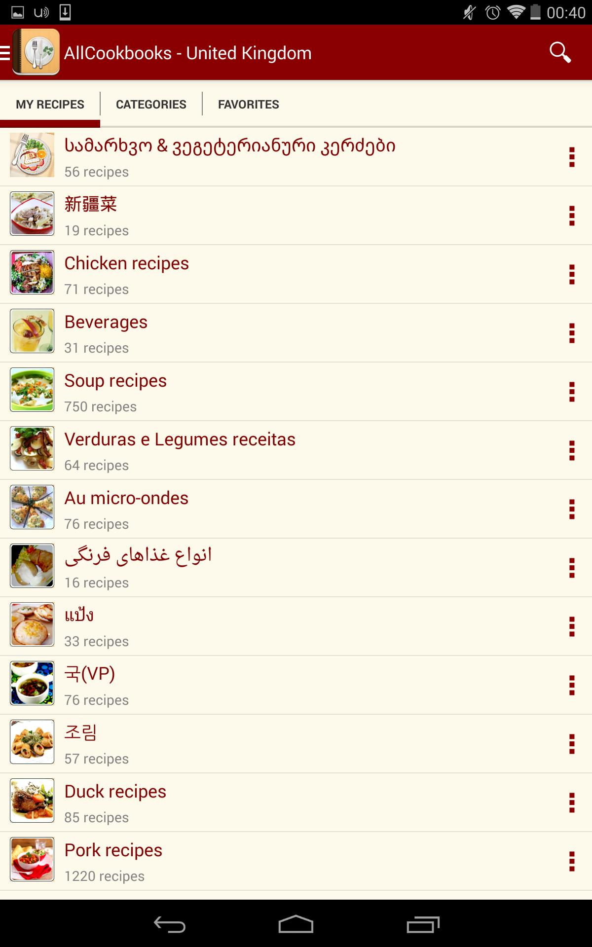 AllCookbooks Recipes