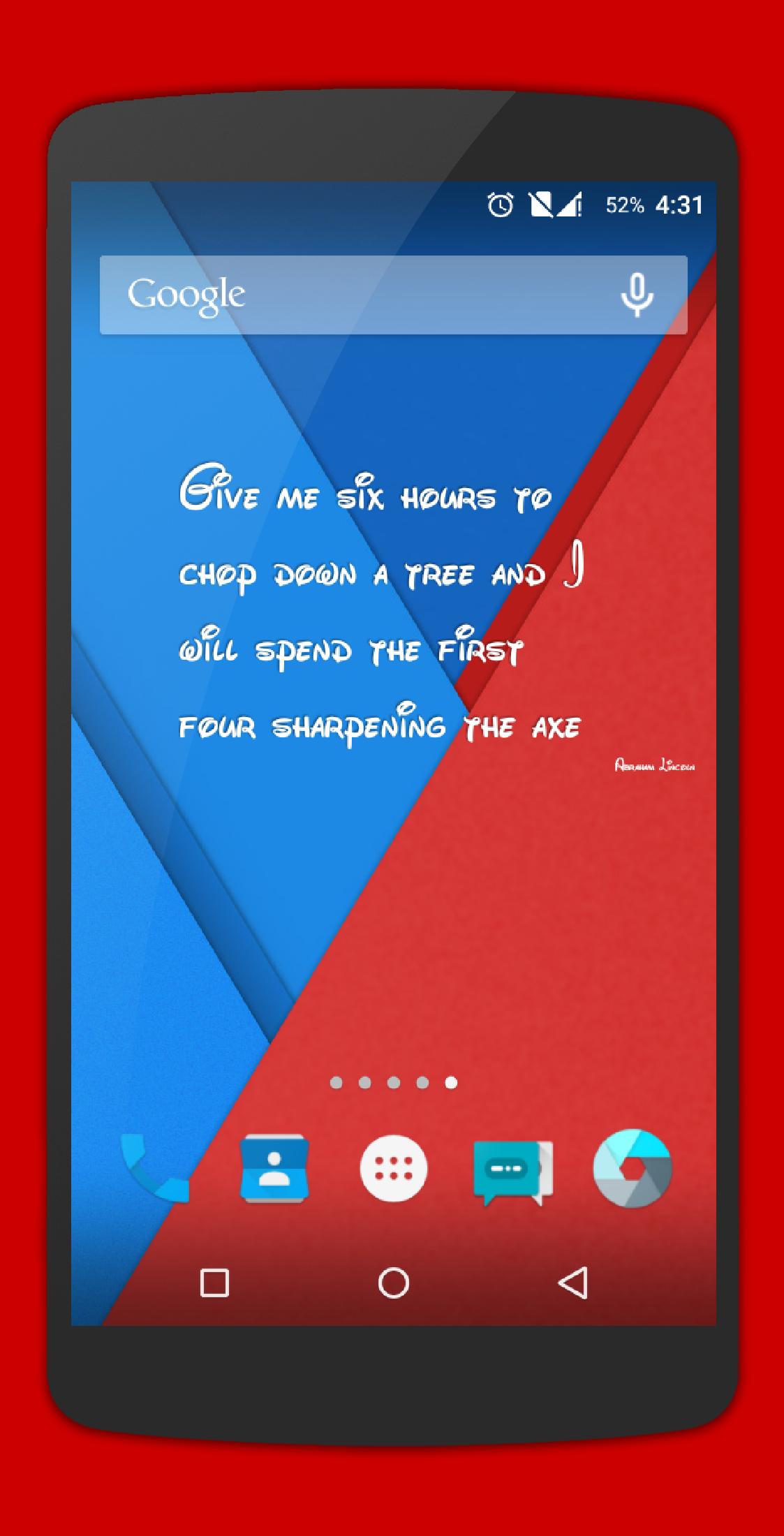 Quote Widget for Android