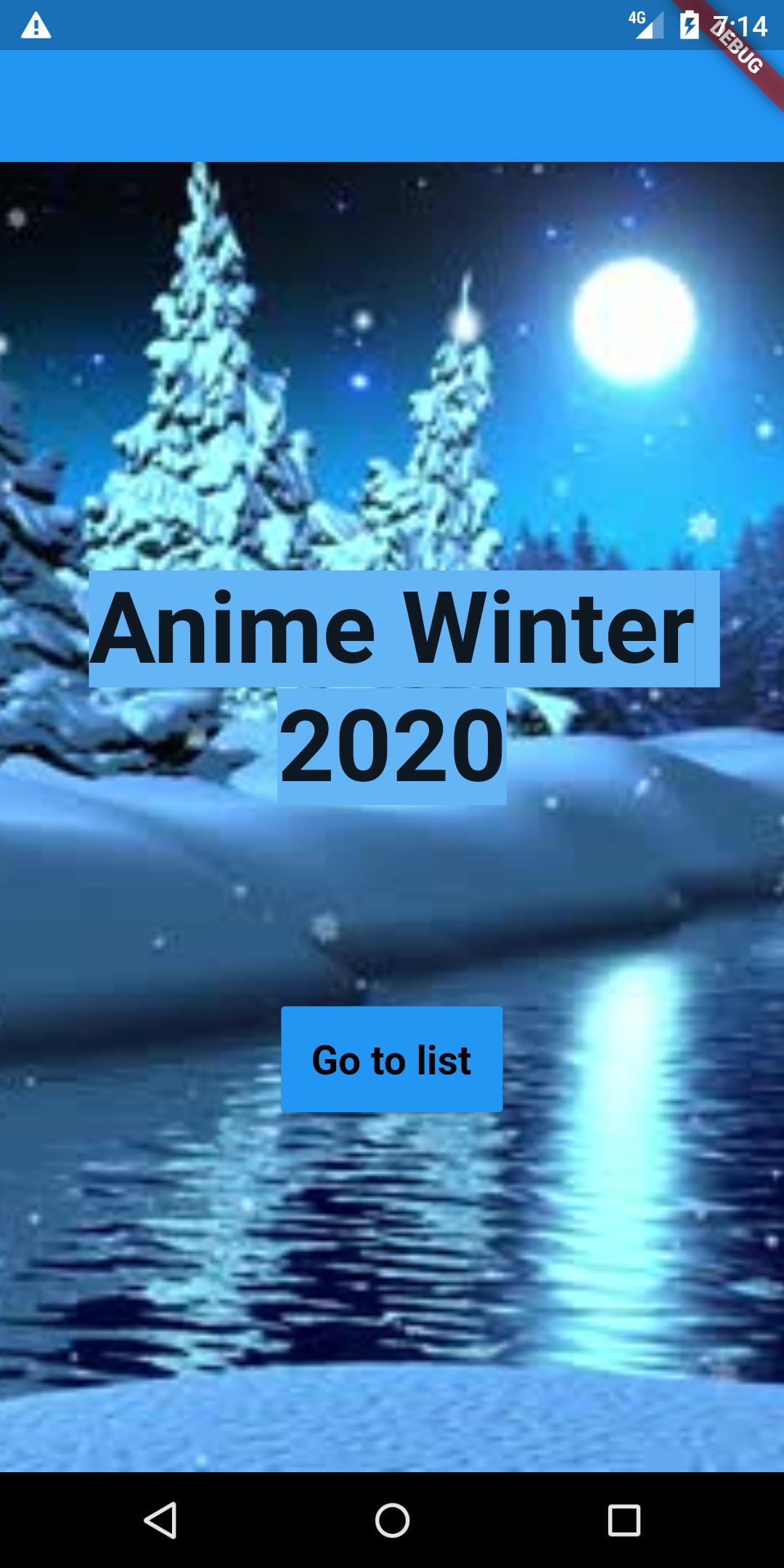 Anime List Winter 2020-2021