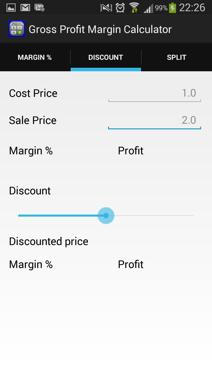 Gross Profit Margin Calculator