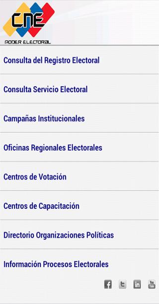 Concejo Nacional Electoral CNE