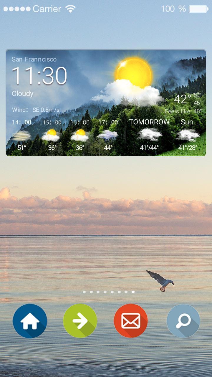 Local Weather Report Widget