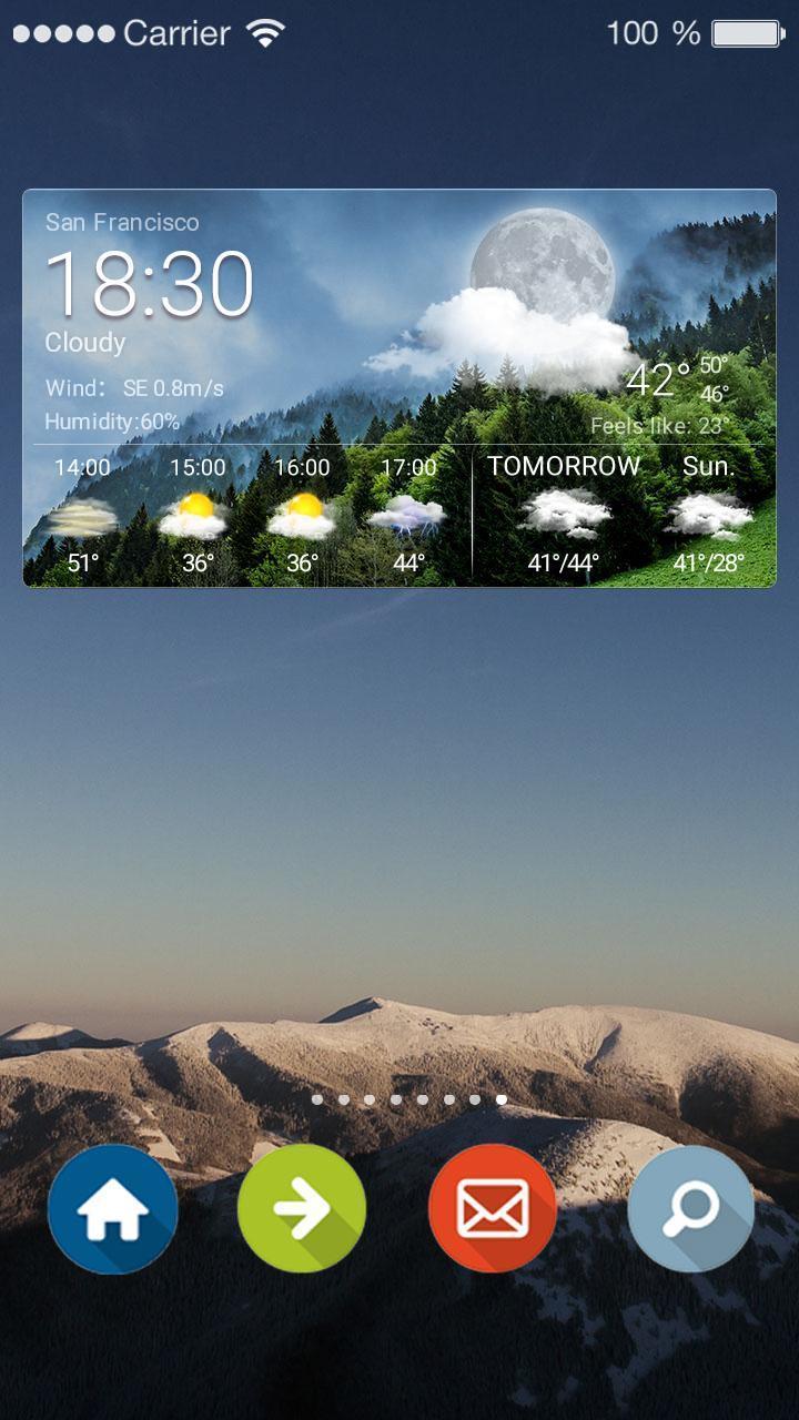 Local Weather Report Widget