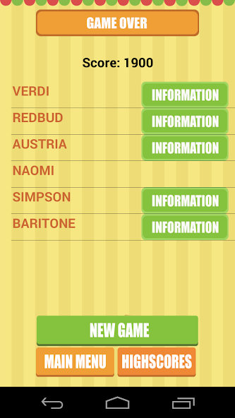 Educational Word Search Game