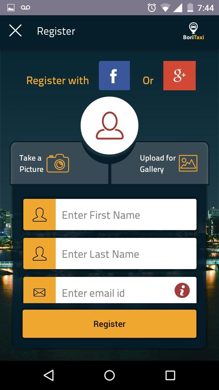 Bori Taxi For Providers Only