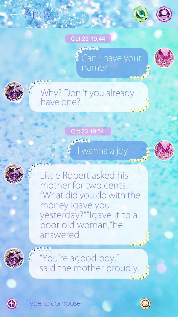 GO SMS PRO COLOR DIAMAND THEME