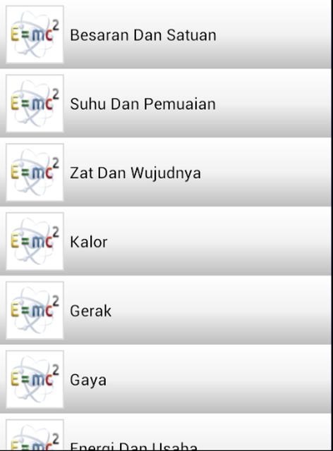 Rangkuman Fisika SMP