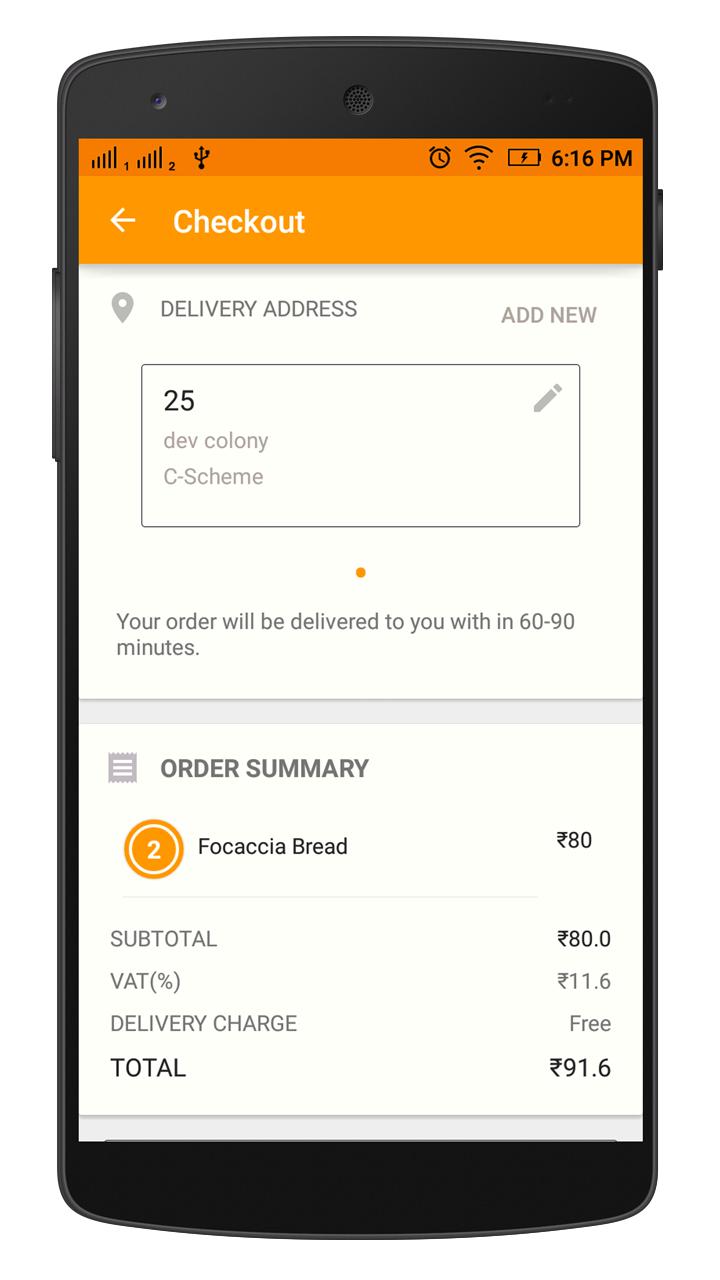 EDENS - Food Delivery