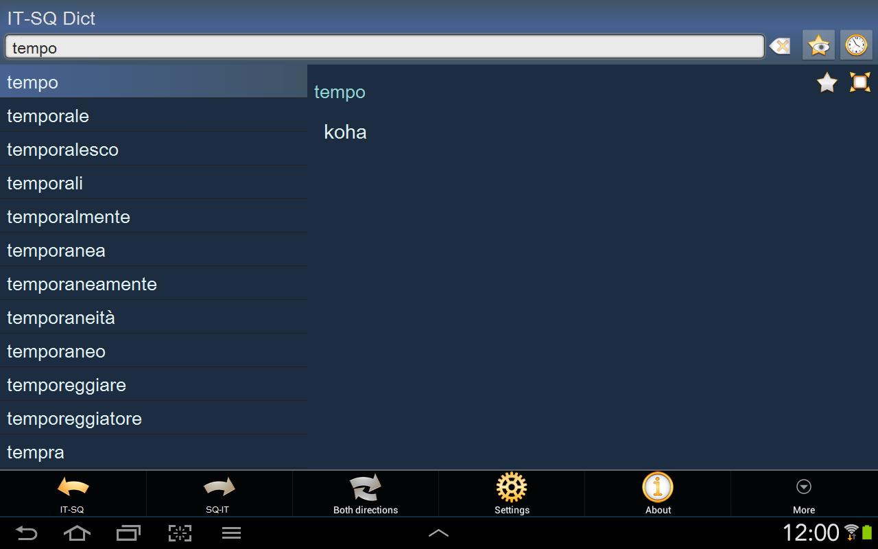 Italian Albanian dictionary