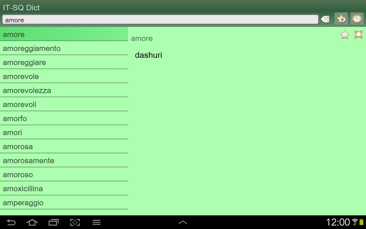 Italian Albanian dictionary