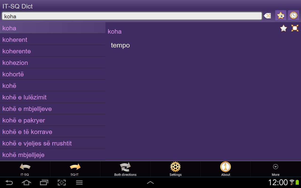 Italian Albanian dictionary