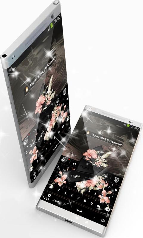 Elegant Black GO Keyboard