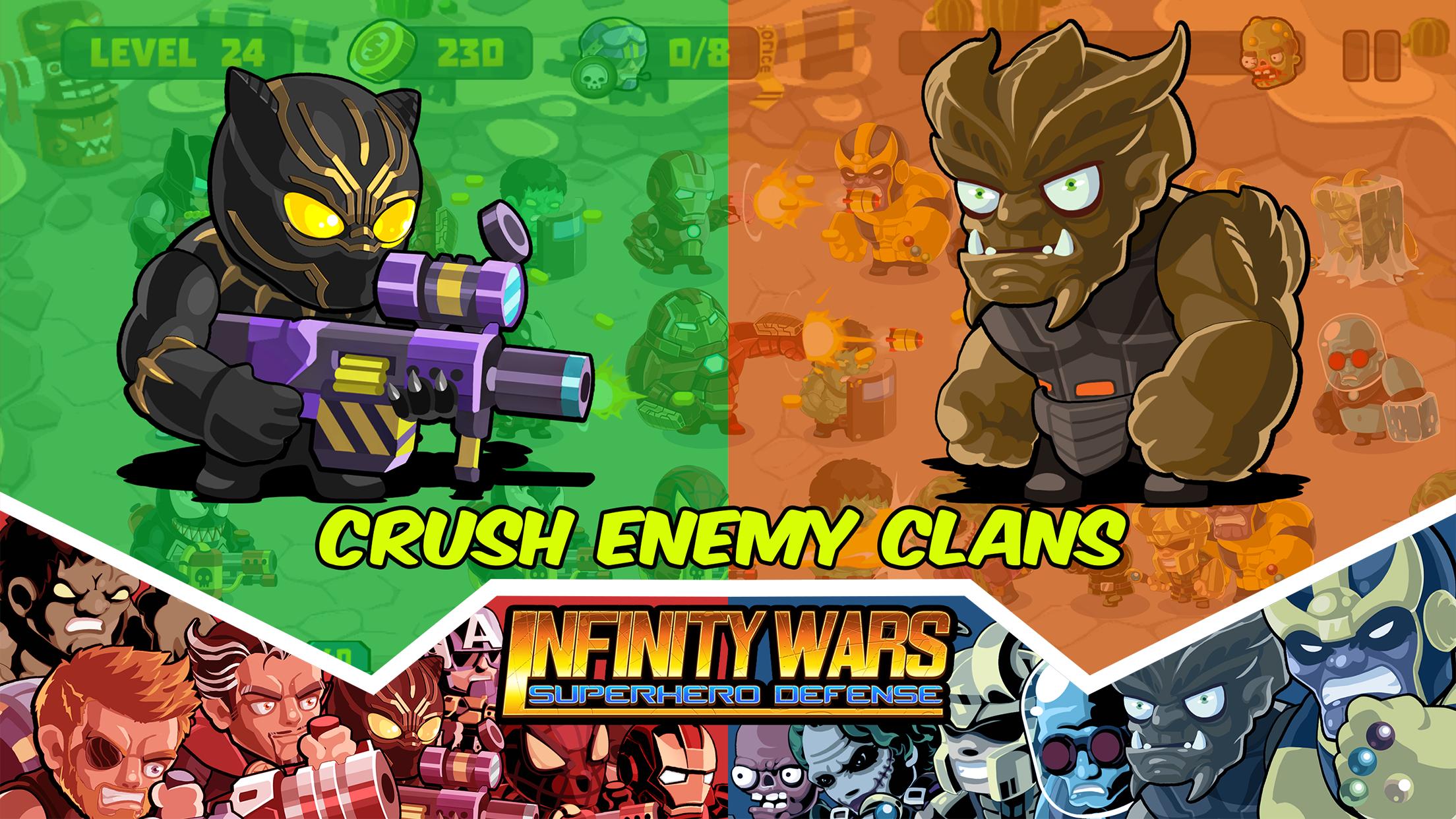 Avenger Infinity War Hero VS New Villains Defense