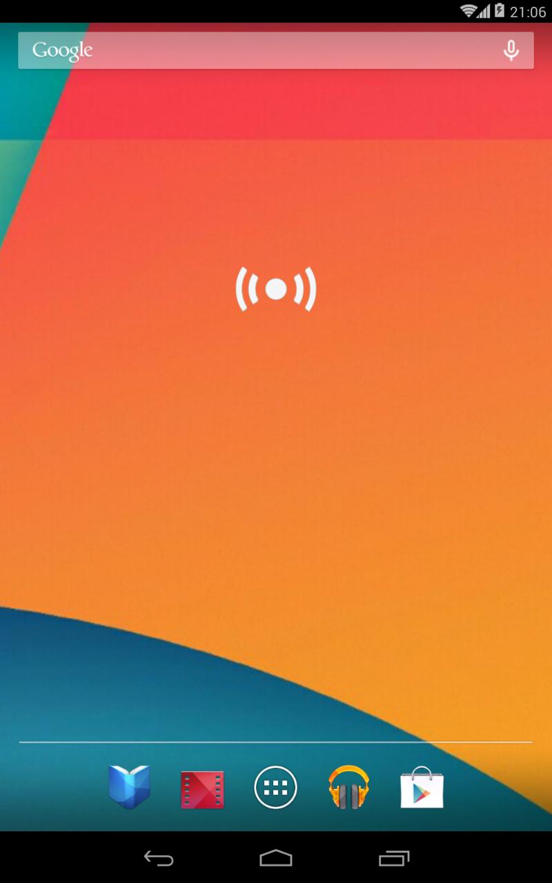 Wi-Fi tethering widget