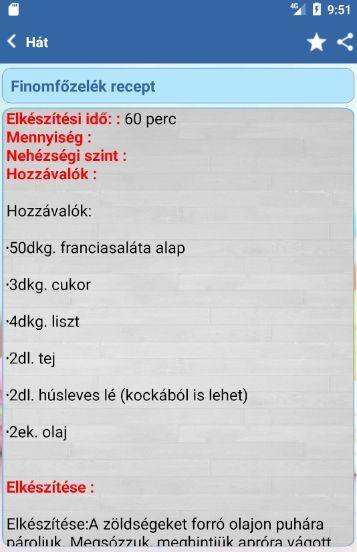 Receptek Magyar (Offline)