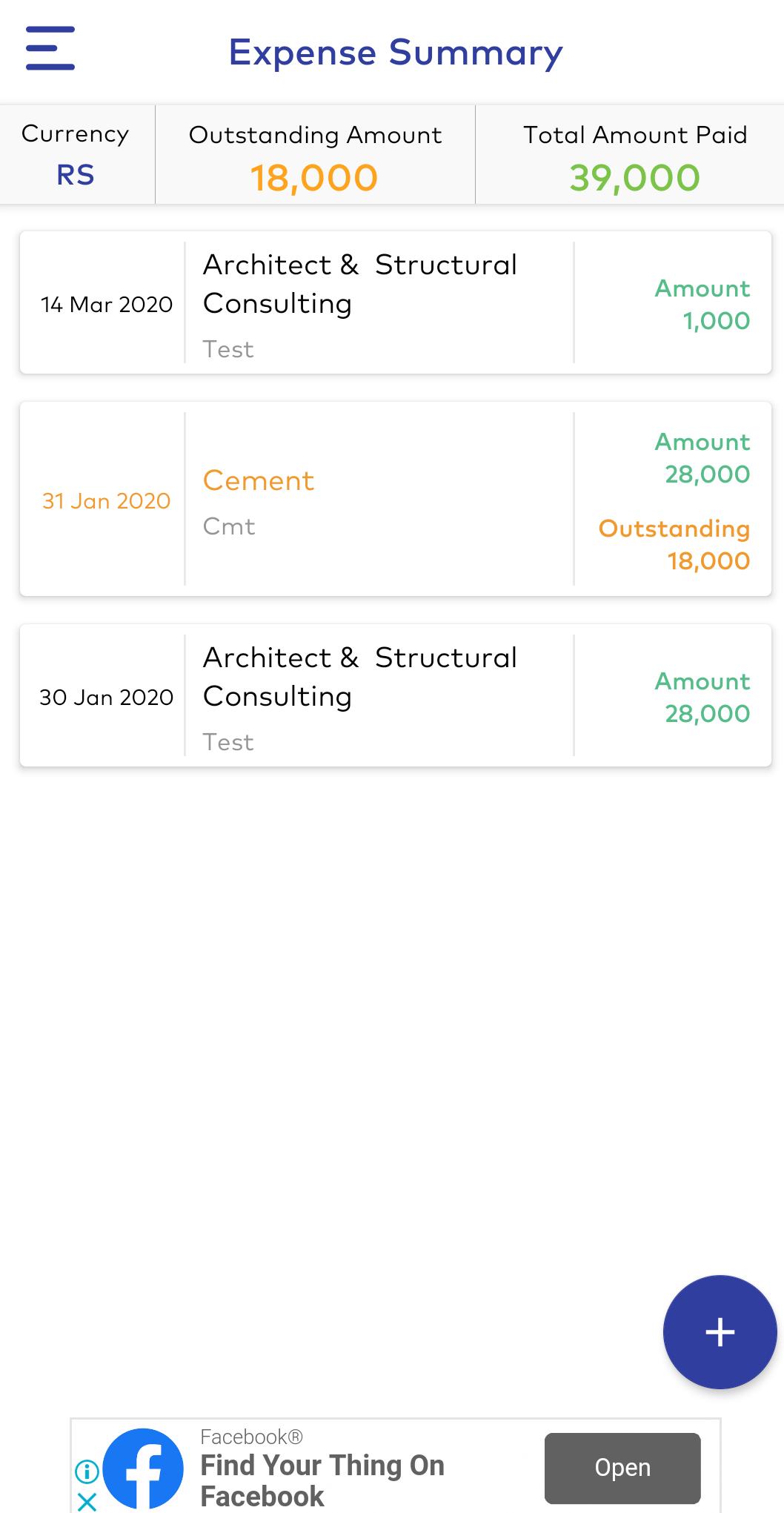 Construction Expense Manager