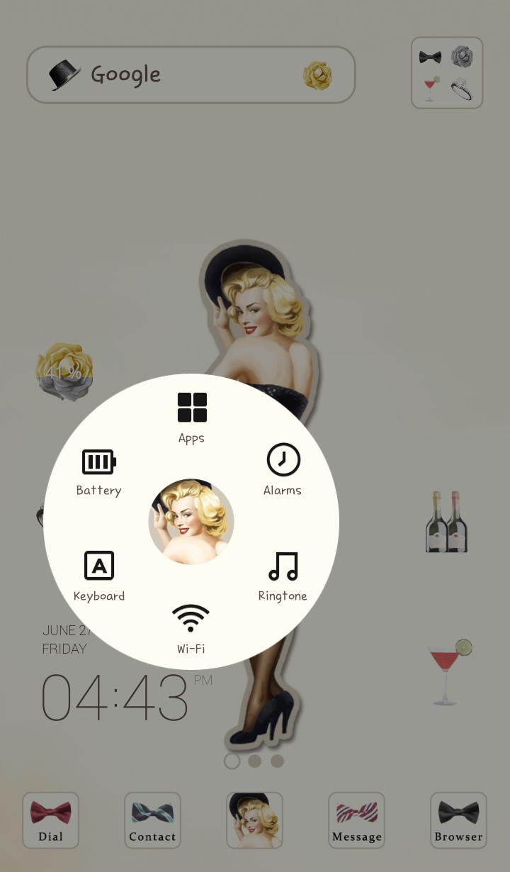 pinup Marilyn Monroe dodol