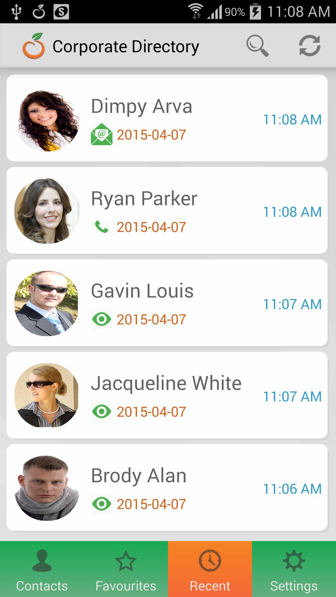 OrangeHRM Corporate Directory