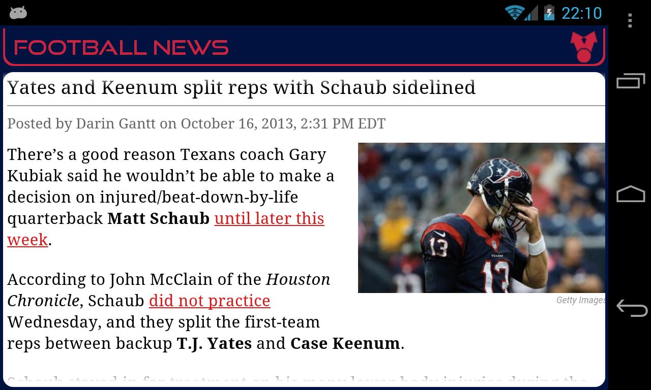 Houston Football News
