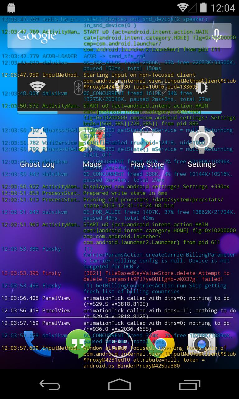 Ghost Log (logcat viewer)
