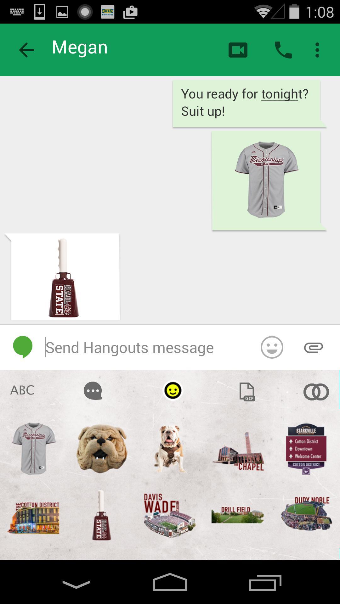 Hail State Emoji Keyboard