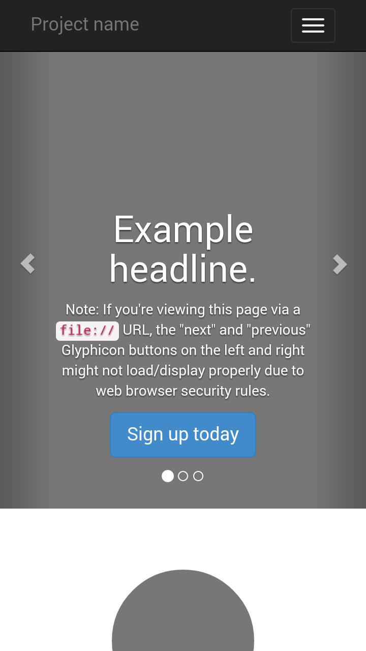 Bootstrap 3 Examples