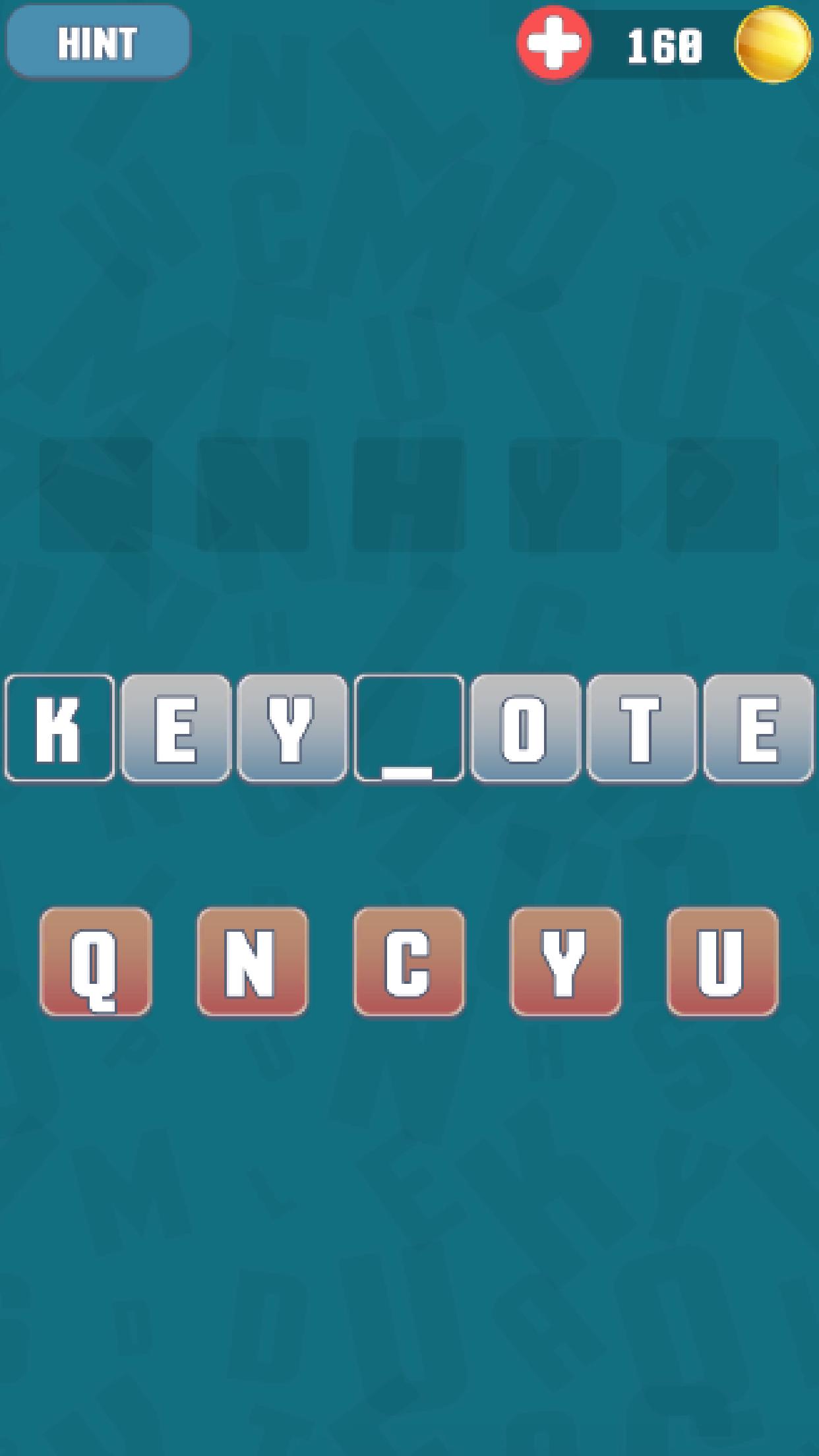 Word Missing Challenge