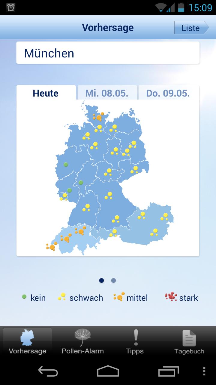Pollenwarner von Tempo&Otriven