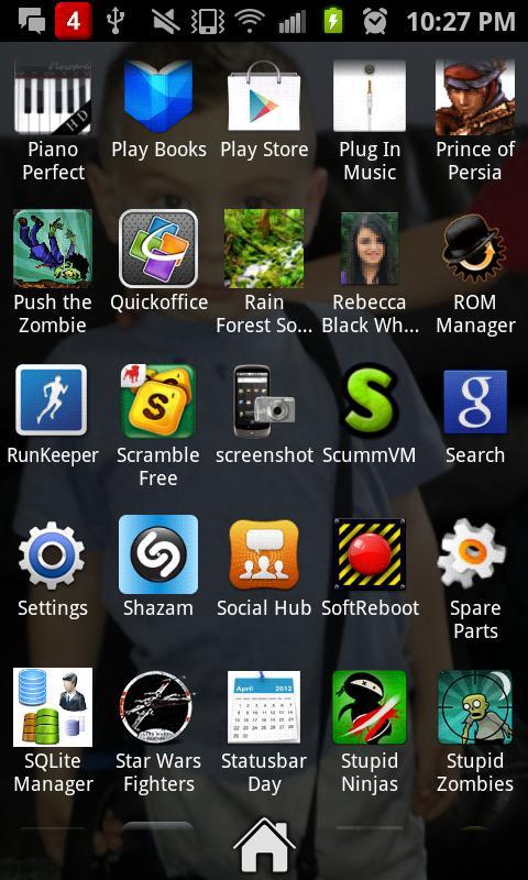 Statusbar Day of Month