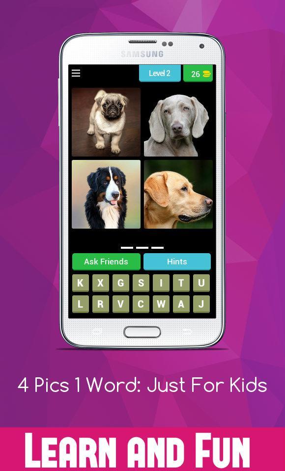 4 Pics 1 Word: Just For Kids