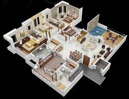 3D Modular Home Floor Plan