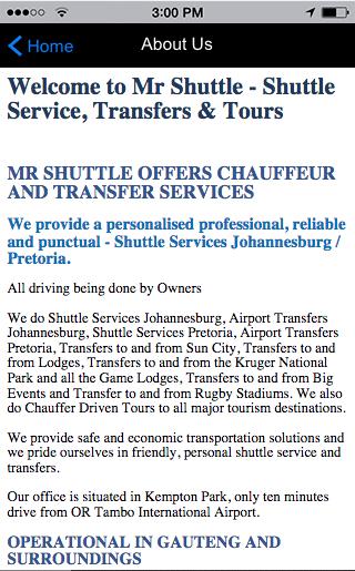 Mr Shuttle