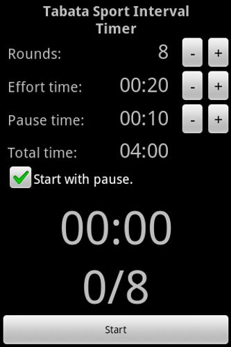 Tabata Sport Interval Timer