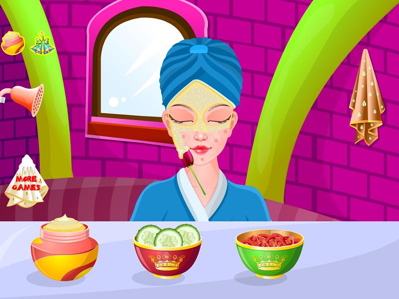 Princess spa christmas games