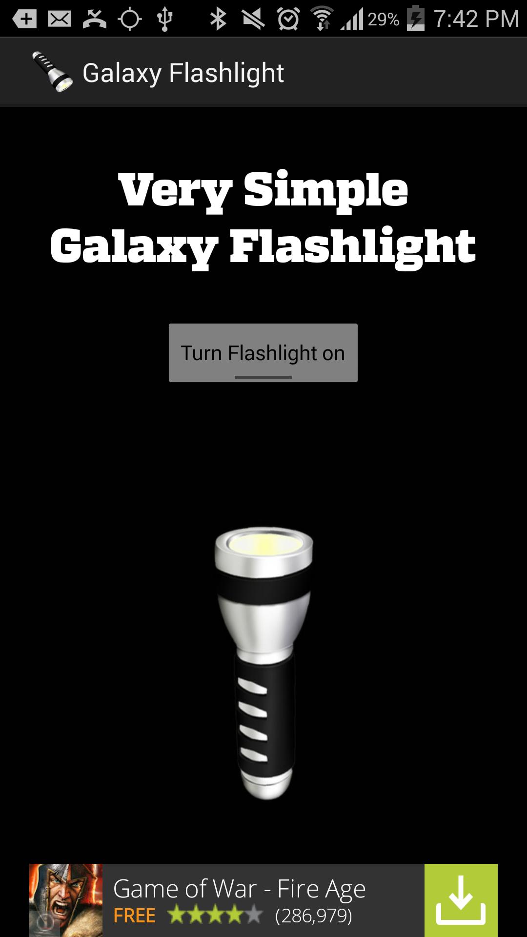 Simple Galaxy Flashlight Free