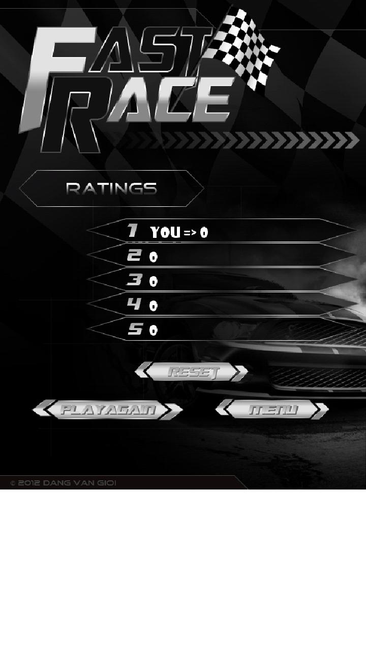 Voiture de course speed