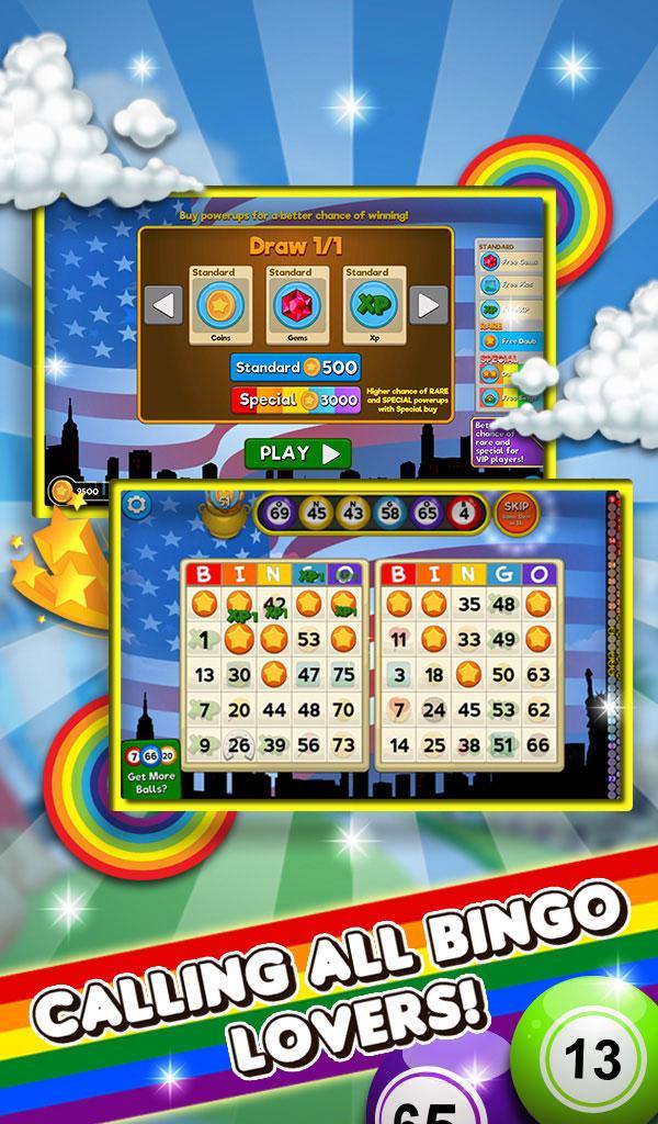 Rainbow Bingo Adventure