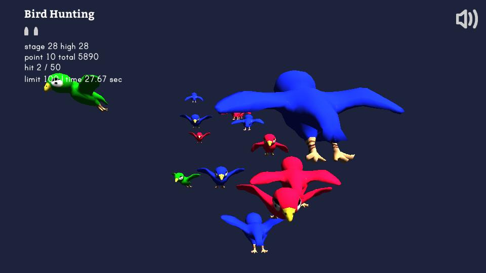 Bird Hunting, shooting 3D