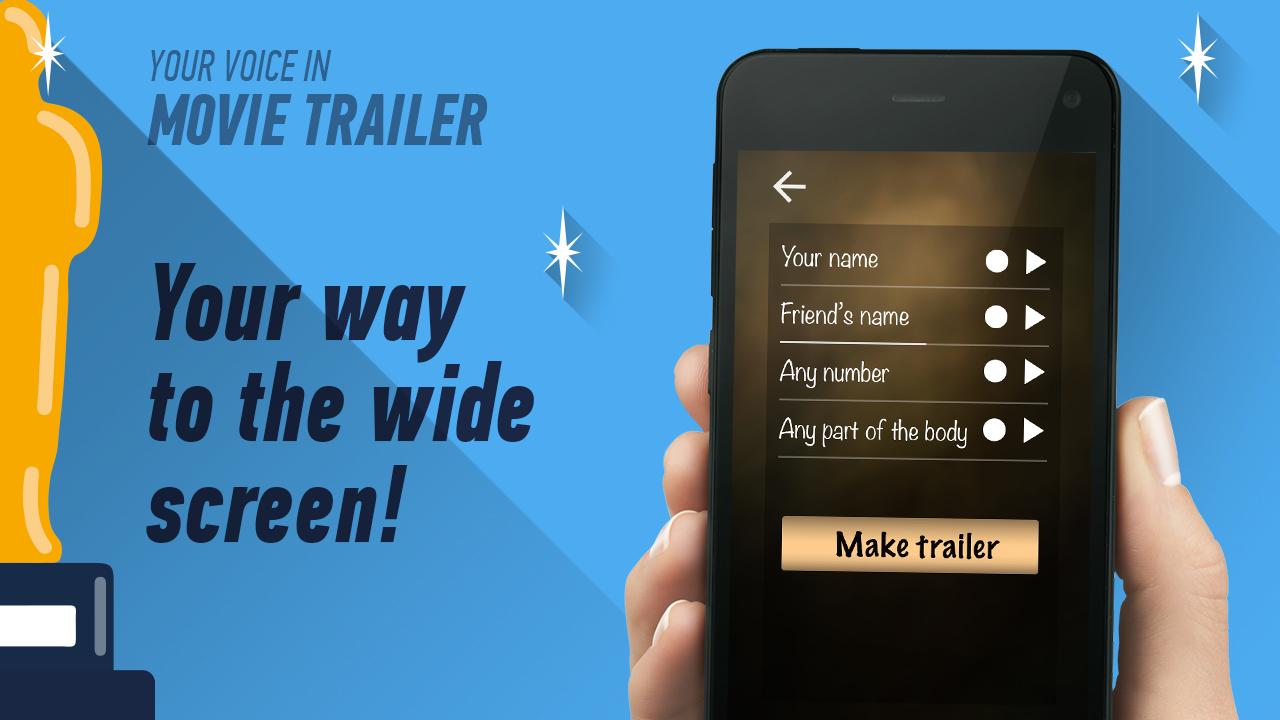 Movie Trailer Voice Editor