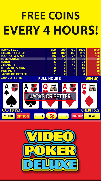 Video Poker Deluxe