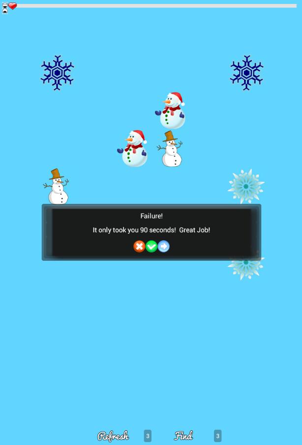 Frozen Snowman Search